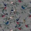 Wrens - This design is available as a upholstery fabric, linen, cotton twill and wallpaper.