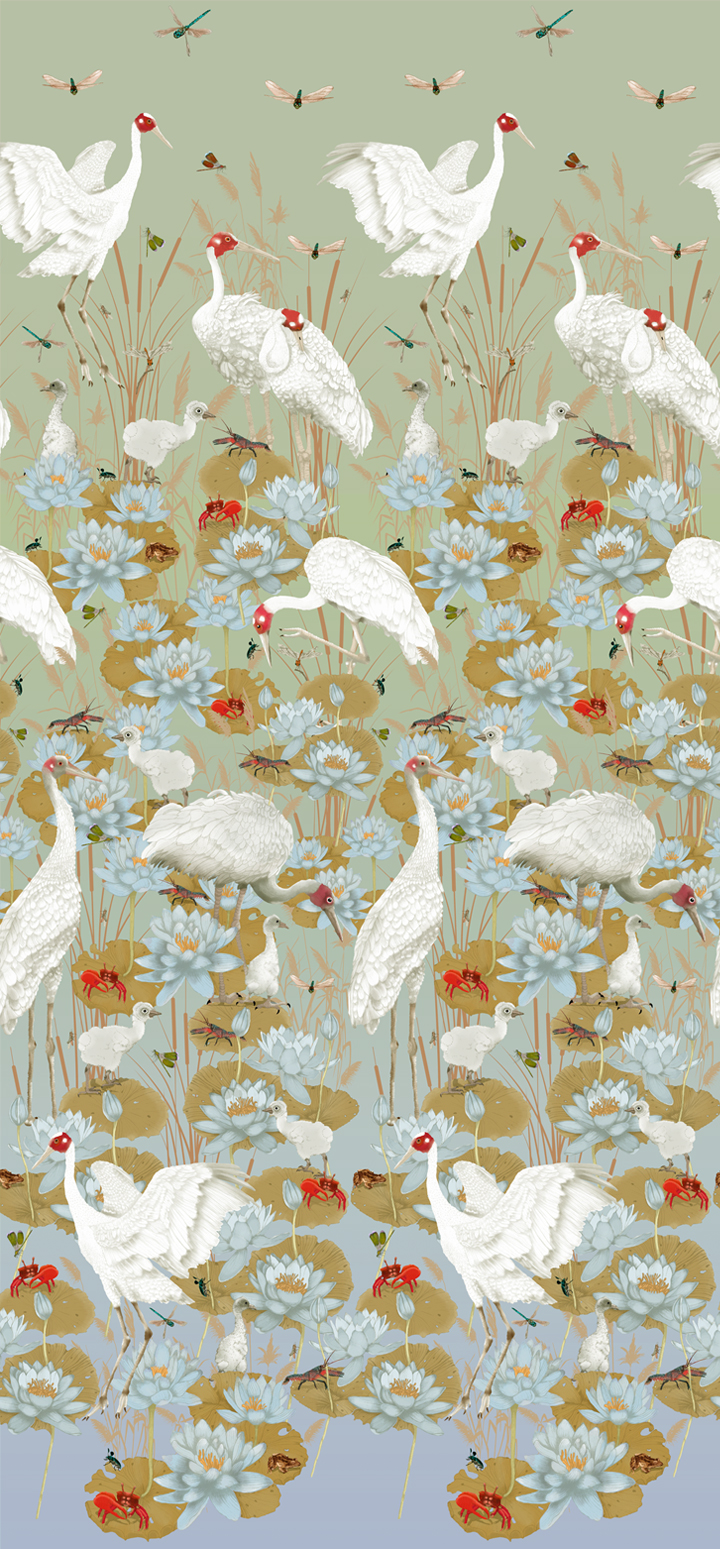 Beautiful fabric and wallpaper suitable for residential and commercial interiors.